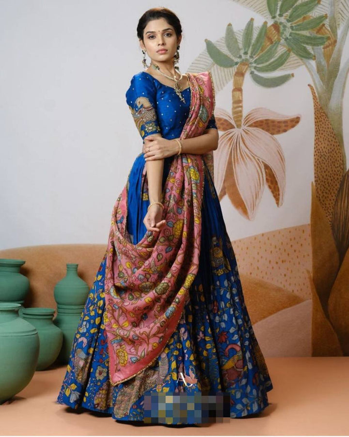 Artistry in Kalamkari Choli